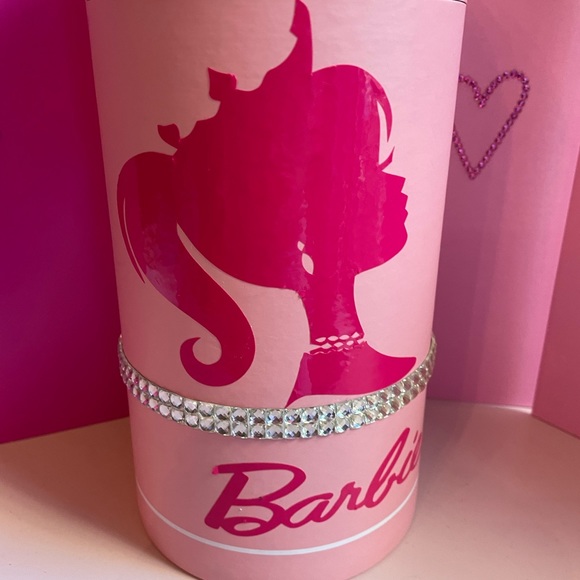 Bling Barbie office school set set canister and pocket folders barbiecore - Picture 8 of 8